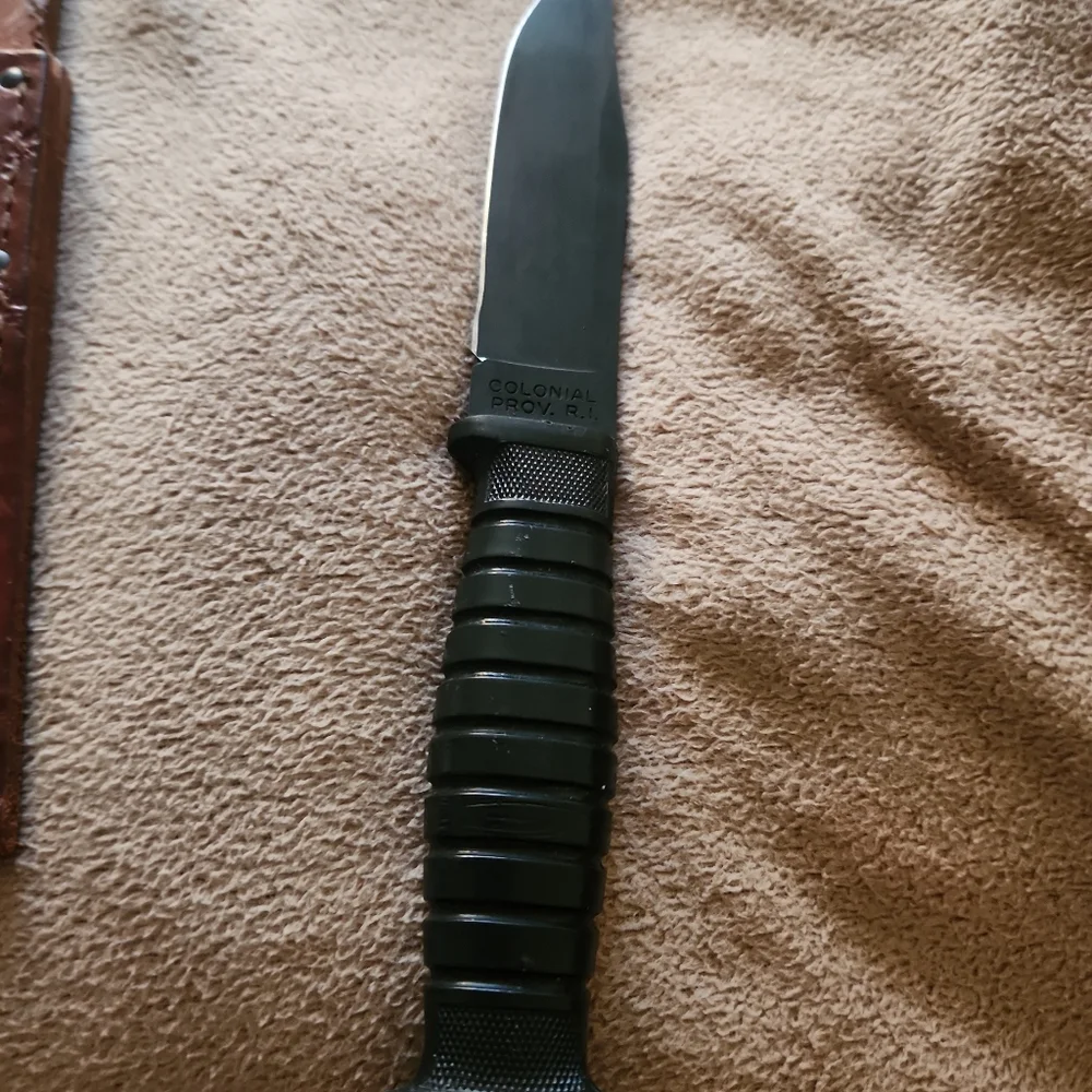 1940 Colonial mark 1 USN knife with original leather sheath - Picture 5 of 12